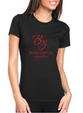 Boss Status Signature Collection Women's Short Sleeve T-Shirts in Red Graphic - BossStatusCollection.Com