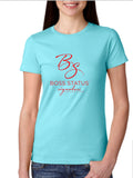 Boss Status Signature Collection Women's Short Sleeve T-Shirts in Red Graphic - BossStatusCollection.Com