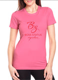 Boss Status Signature Collection Women's Short Sleeve T-Shirts in Red Graphic - BossStatusCollection.Com