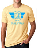 Boss Status Collection Men's Crew Neck T-shirts Lt. Blue - BossStatusCollection.Com