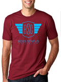 Boss Status Collection Men's Crew Neck T-shirts Lt. Blue - BossStatusCollection.Com