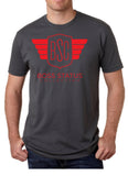 Boss Status Collection Men's Crew Neck T-shirts Red Print - BossStatusCollection.Com