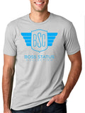 Boss Status Collection Men's Crew Neck T-shirts Lt. Blue - BossStatusCollection.Com