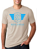 Boss Status Collection Men's Crew Neck T-shirts Lt. Blue - BossStatusCollection.Com