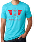 Boss Status Collection Men's Crew Neck T-shirts Red Print - BossStatusCollection.Com