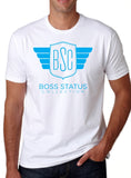 Boss Status Collection Men's Crew Neck T-shirts Lt. Blue - BossStatusCollection.Com