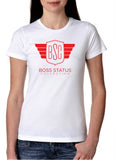 Boss Status Collection - BSC "She that Boss" Tee's in Red Graphic Print - BossStatusCollection.Com