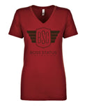 Boss Status Collection Women's V-Neck T-Shirts - BossStatusCollection.Com