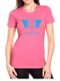Boss Status Collection - BSC "She that Boss" Tee's in Light Blue Graphic Print - BossStatusCollection.Com