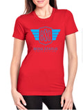 Boss Status Collection - BSC "She that Boss" Tee's in Light Blue Graphic Print - BossStatusCollection.Com