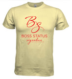 Boss Status Signature Collection Men's T-Shirts in Red Print - BossStatusCollection.Com