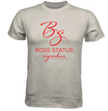 Boss Status Signature Collection Men's T-Shirts in Red Print - BossStatusCollection.Com