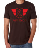 Boss Status Collection Men's Crew Neck T-shirts Red Print - BossStatusCollection.Com