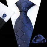 Boss Status Collection Colors 100% Silk Tie Set in various pattern styles
