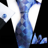 Boss Status Collection Colors 100% Silk Tie Set in various pattern styles