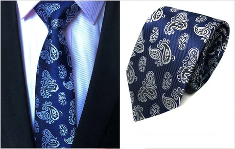 Boss Status Collection Tie Business Classic Jacquard  Neckties Paisley Style