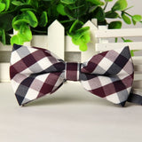 Boss Status Collection High Fashion Men Butterfly Plaid Bow Ties - BossStatusCollection.Com