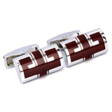 Royal Swagg French Red Shirt Cuff Links For Men - BossStatusCollection.Com