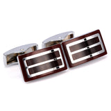 Royal Swagg French Red Shirt Cuff Links For Men - BossStatusCollection.Com