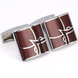 Royal Swagg French Red Shirt Cuff Links For Men - BossStatusCollection.Com