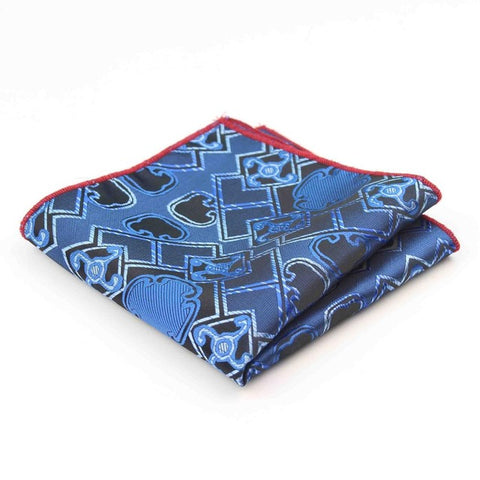 Boss Status Collection Vintage Pocket Squares Paisley - BossStatusCollection.Com