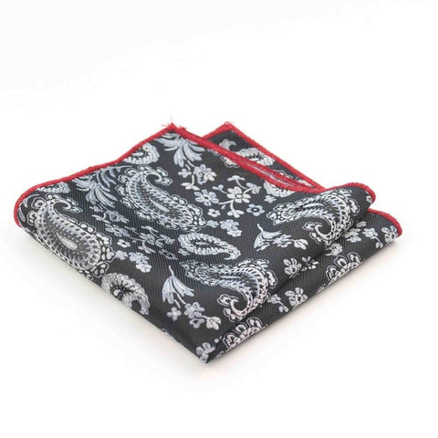 Boss Status Collection Vintage Pocket Squares Paisley - BossStatusCollection.Com