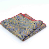 Boss Status Collection Vintage Pocket Squares Paisley - BossStatusCollection.Com