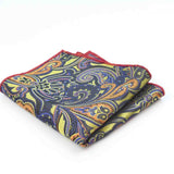 Boss Status Collection Vintage Pocket Squares Paisley - BossStatusCollection.Com