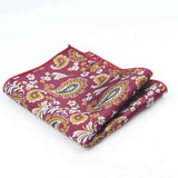 Boss Status Collection Vintage Pocket Squares Paisley - BossStatusCollection.Com