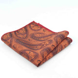 Boss Status Collection Vintage Pocket Squares Paisley - BossStatusCollection.Com