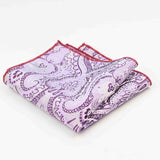 Boss Status Collection Vintage Pocket Squares Paisley - BossStatusCollection.Com