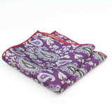 Boss Status Collection Vintage Pocket Squares Paisley - BossStatusCollection.Com