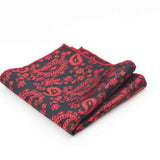 Boss Status Collection Vintage Pocket Squares Paisley - BossStatusCollection.Com