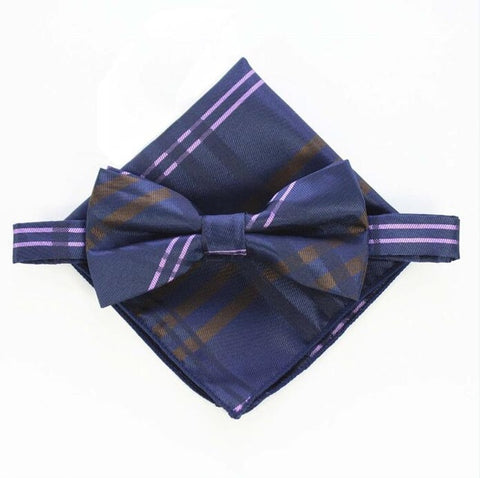 Boss Status Collection Bow Ties and Pocket Square Sets - BossStatusCollection.Com