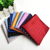Boss Status Collection Men Pocket Squares Polka-Dot Pattern & 100% Silk - BossStatusCollection.Com