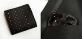 Boss Status Collection Men Pocket Squares Polka-Dot Pattern & 100% Silk - BossStatusCollection.Com