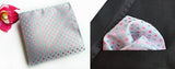 Boss Status Collection Men Pocket Squares Polka-Dot Pattern & 100% Silk - BossStatusCollection.Com