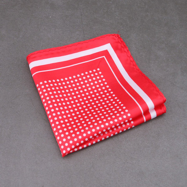 Boss Status Collection Men's Vintage Polka-Dot Pocket Squares - BossStatusCollection.Com
