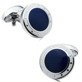 Boss Status Collection Luxury Men's Cuff Links Blue&Black Cuff Links - BossStatusCollection.Com