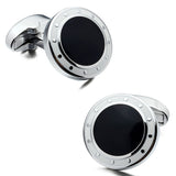 Boss Status Collection Luxury Men's Cuff Links Blue&Black Cuff Links - BossStatusCollection.Com