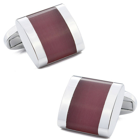 Boss Status Collection Classic Opal Cuff links  for Men - BossStatusCollection.Com