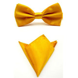 Boss Status Collection Solid Unisex Bowties Set - BossStatusCollection.Com
