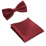 Boss Status Collection Solid Unisex Bowties Set - BossStatusCollection.Com