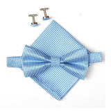 Royal Swagg Men's Bow Tie Set (Bow Ties, Cuff Links, Pocket square) - BossStatusCollection.Com