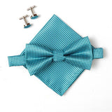 Royal Swagg Men's Bow Tie Set (Bow Ties, Cuff Links, Pocket square) - BossStatusCollection.Com