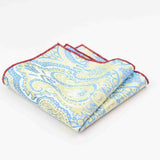 Boss Status Collection Vintage Pocket Squares Paisley - BossStatusCollection.Com