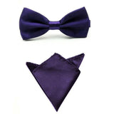 Boss Status Collection Solid Unisex Bowties Set - BossStatusCollection.Com