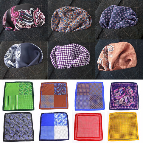 Boss Status Collection Top of Mind Pocket Squares - BossStatusCollection.Com