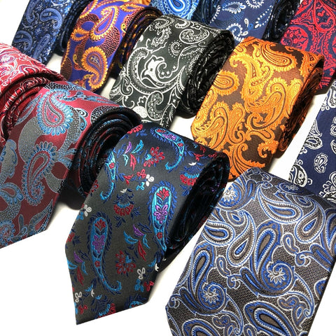 Boss Status Collection Tie Business Classic Jacquard  Neckties Paisley Style