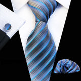 Boss Status Collection Colors 100% Silk Tie Set in various pattern styles